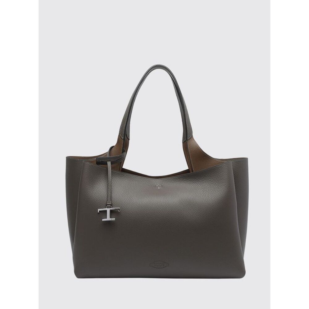 Tod's Women Tod's Medium Hammered Leather Shoulder Bag With Hook Closure